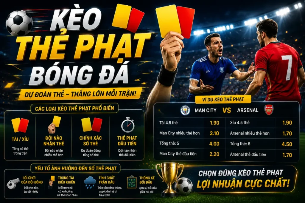 Kèo thẻ phạt bóng đá